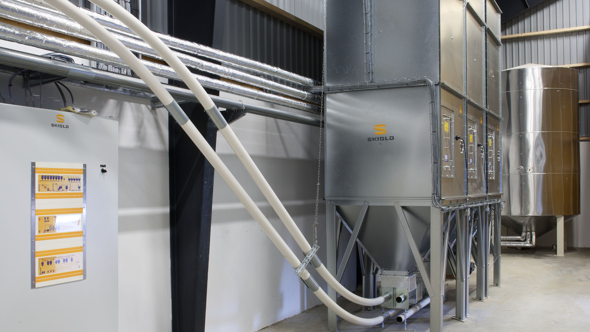 Flex augers | grain conveying | SKIOLD